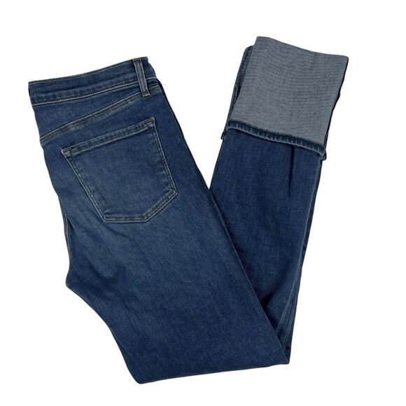 J BRAND Maude Mid Rise Cigarette Jeans Sz 28 Cuffed Hewes Slim Straight JB001698 - Picture 3 of 13